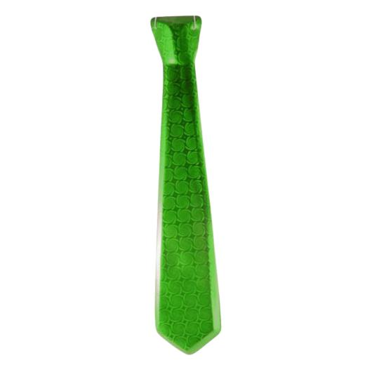 Alternate image of 18" Green Holographic Ties (12)